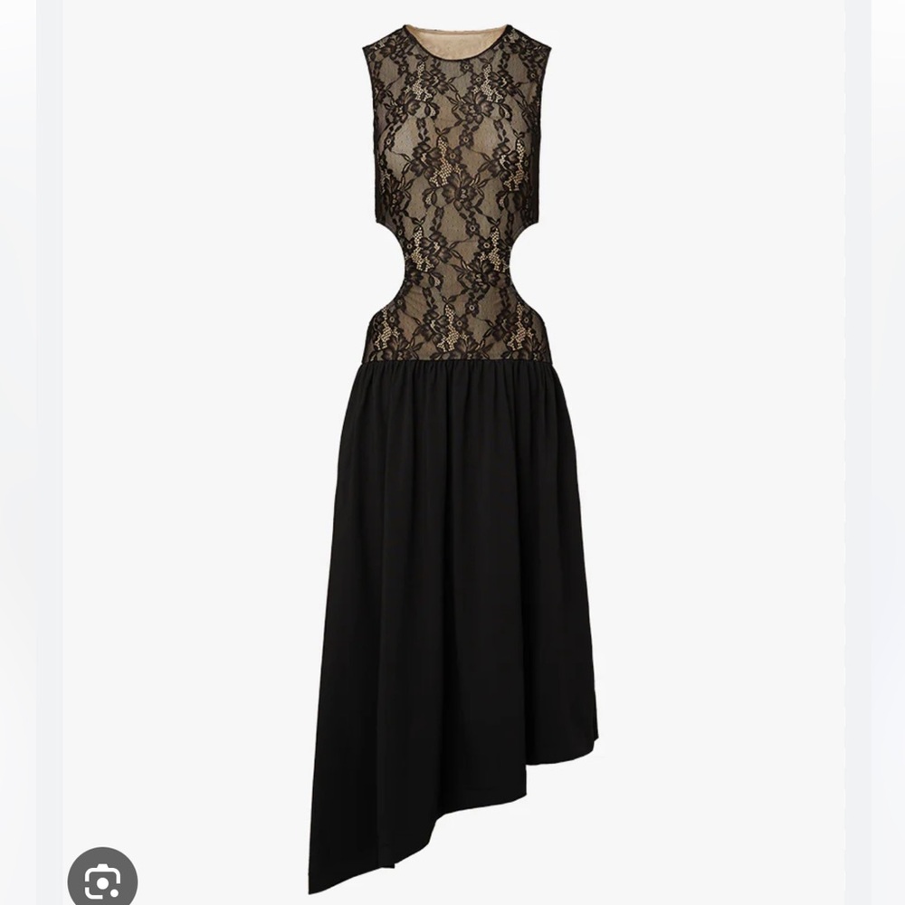WeWoreWhat Asymmetrical Cut Out Dress